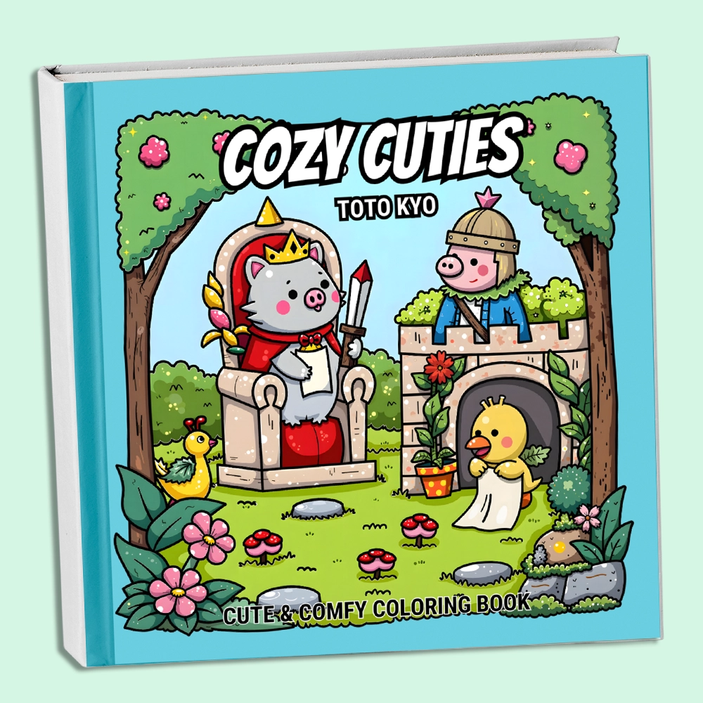 Cozy Cuties Coloring Book