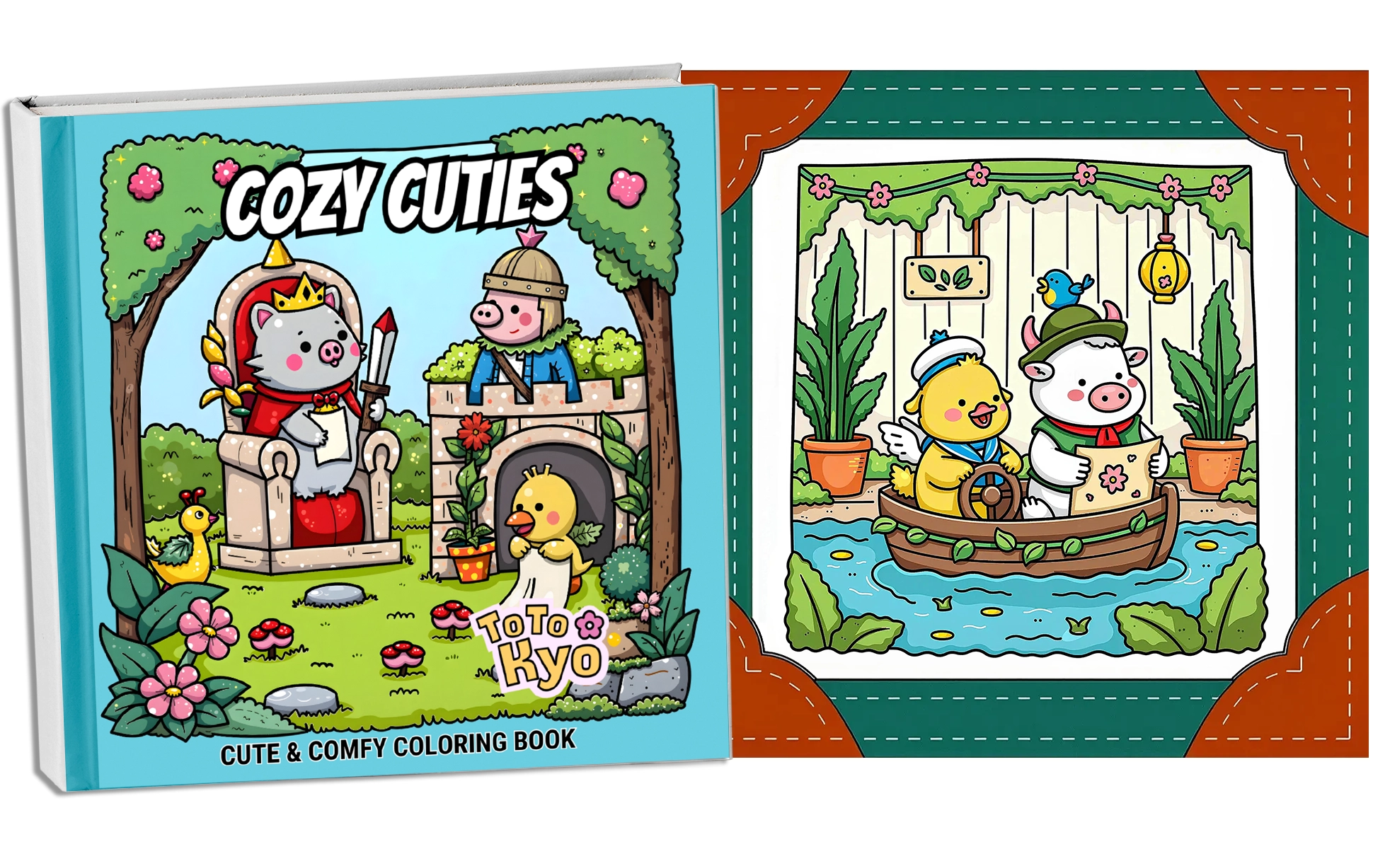 Cozy Cuties Coloring Book