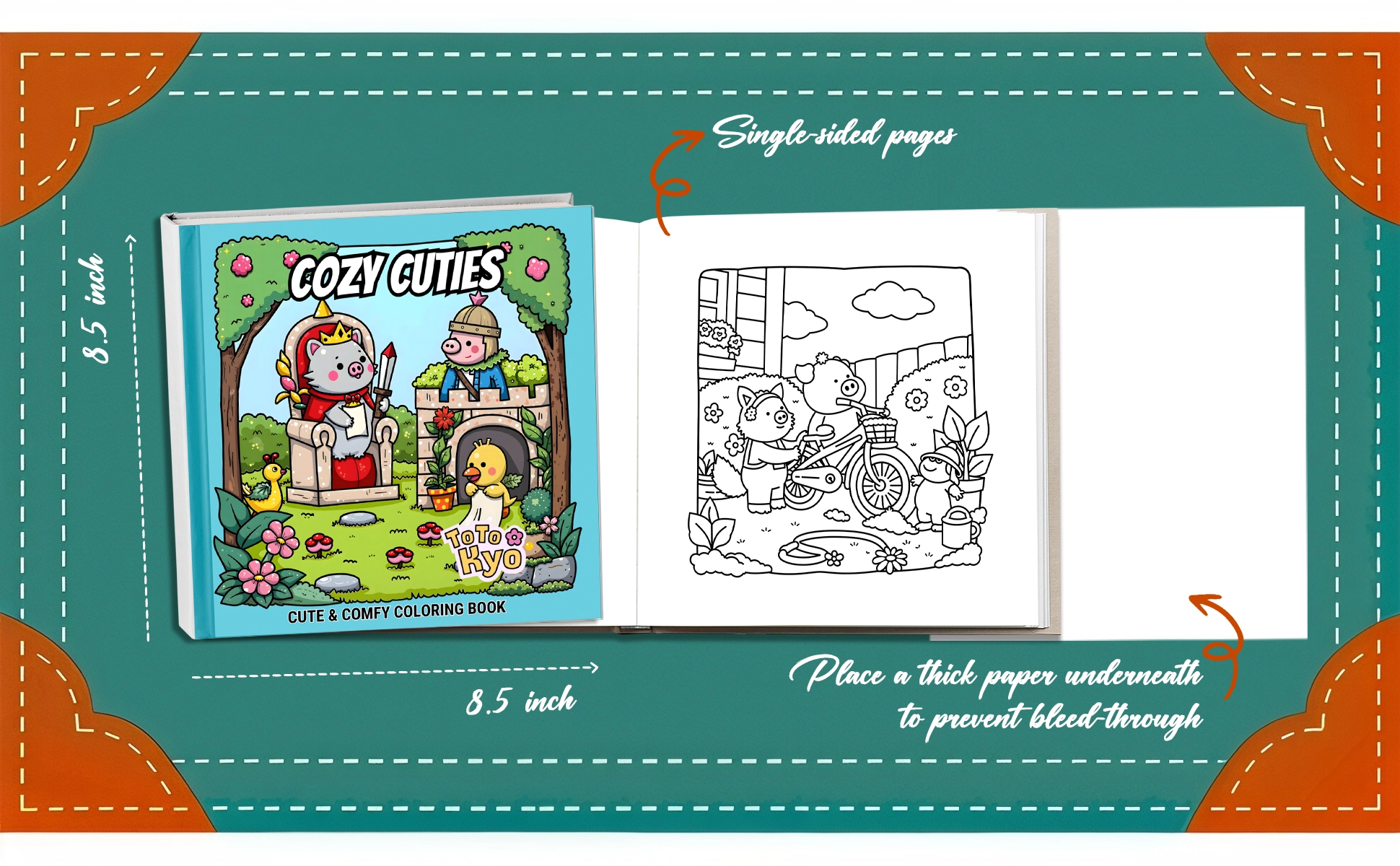 Cozy Cuties Coloring Book