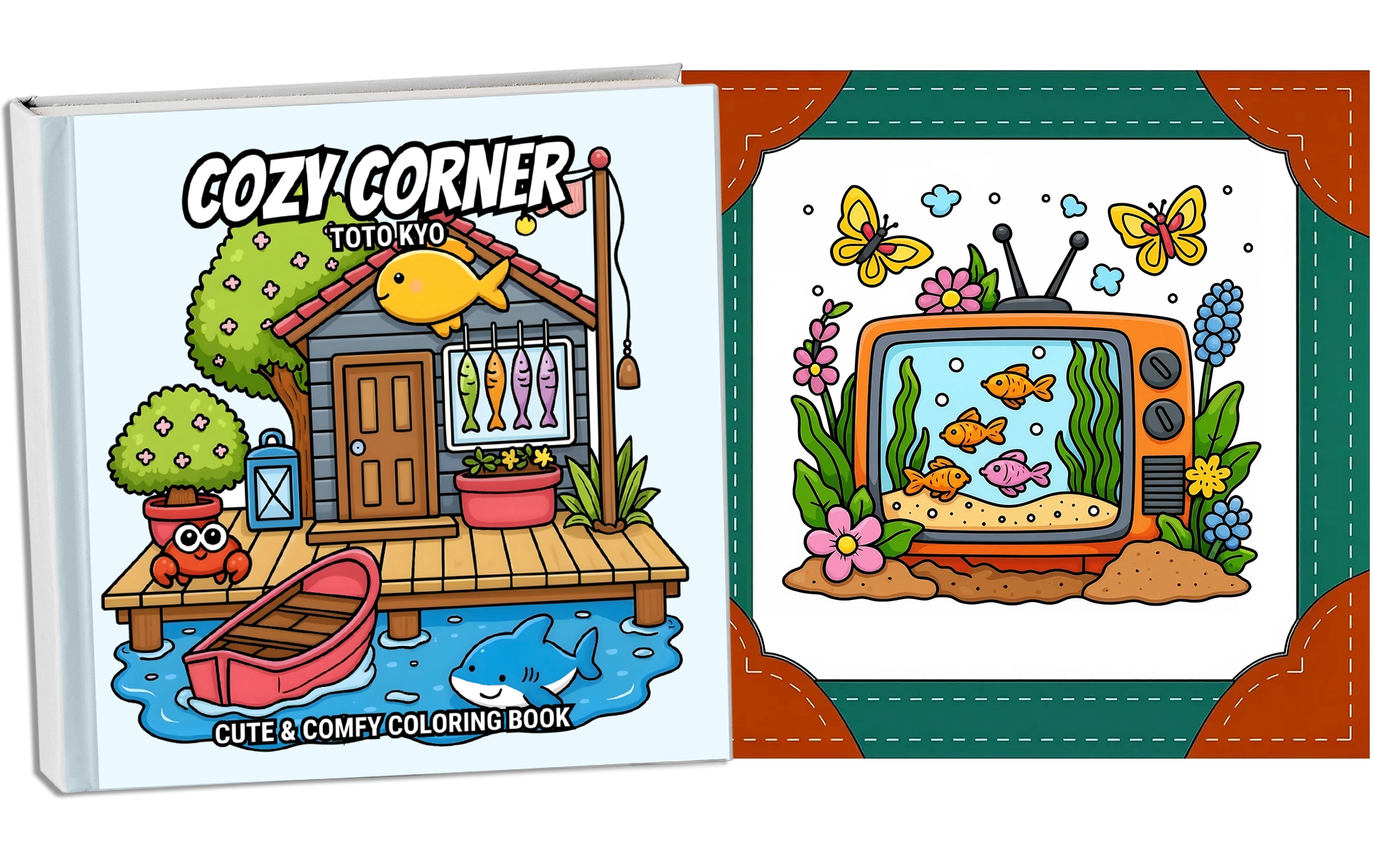 Cozy Corner Coloring Book