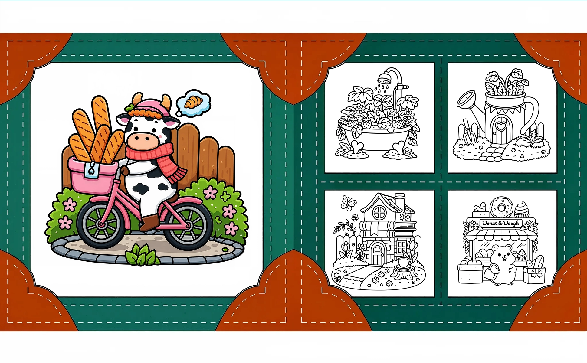 Cozy Corner Coloring Book