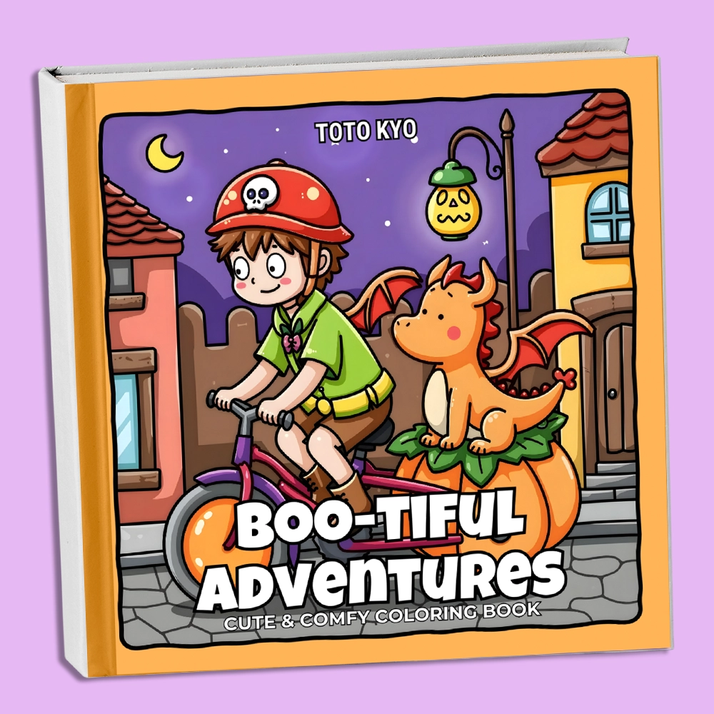 Boo-tiful Adventures Coloring Book